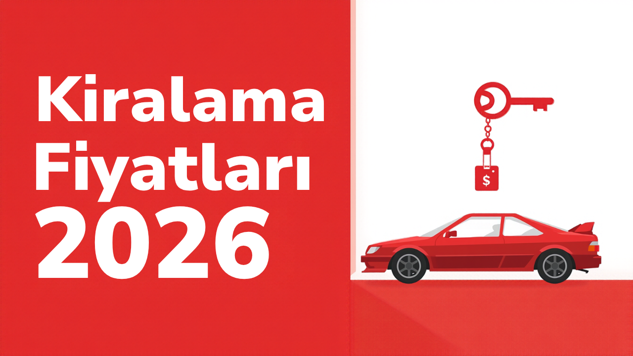 Araç kiralama fiyatları 2026 görseli