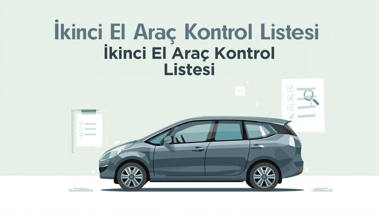 İkinci el araç kontrol listesi 2026 görseli