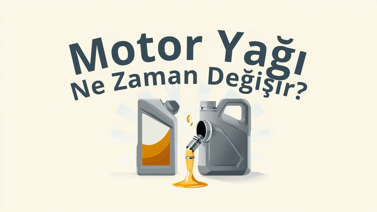 Motor yağı değişimi görseli